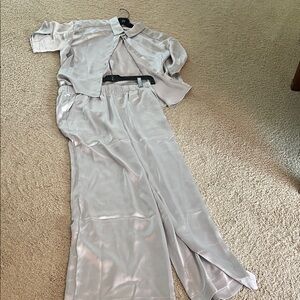 LOFT Light Gray Women's Jumpsuit